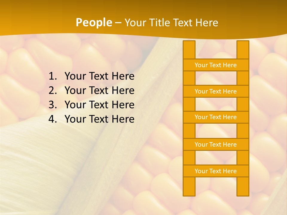 Sweet Corn Plant Crop PowerPoint Template
