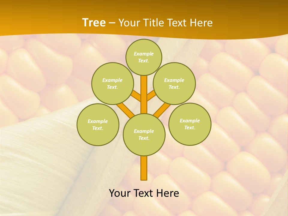 Sweet Corn Plant Crop PowerPoint Template