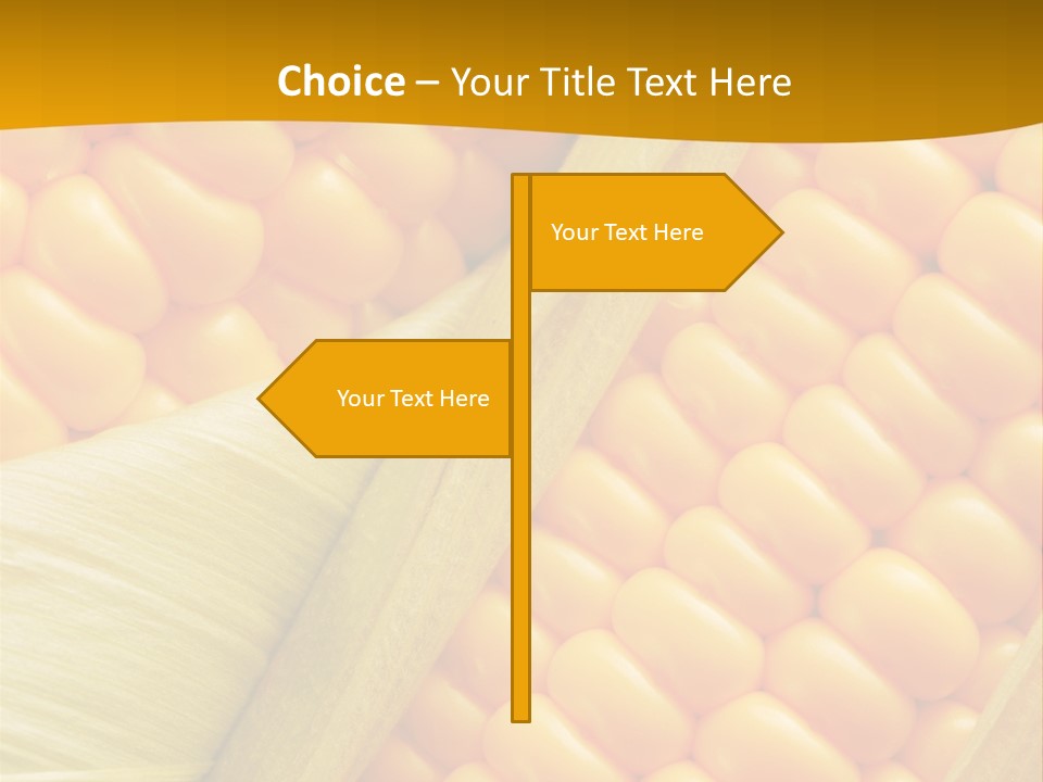 Sweet Corn Plant Crop PowerPoint Template