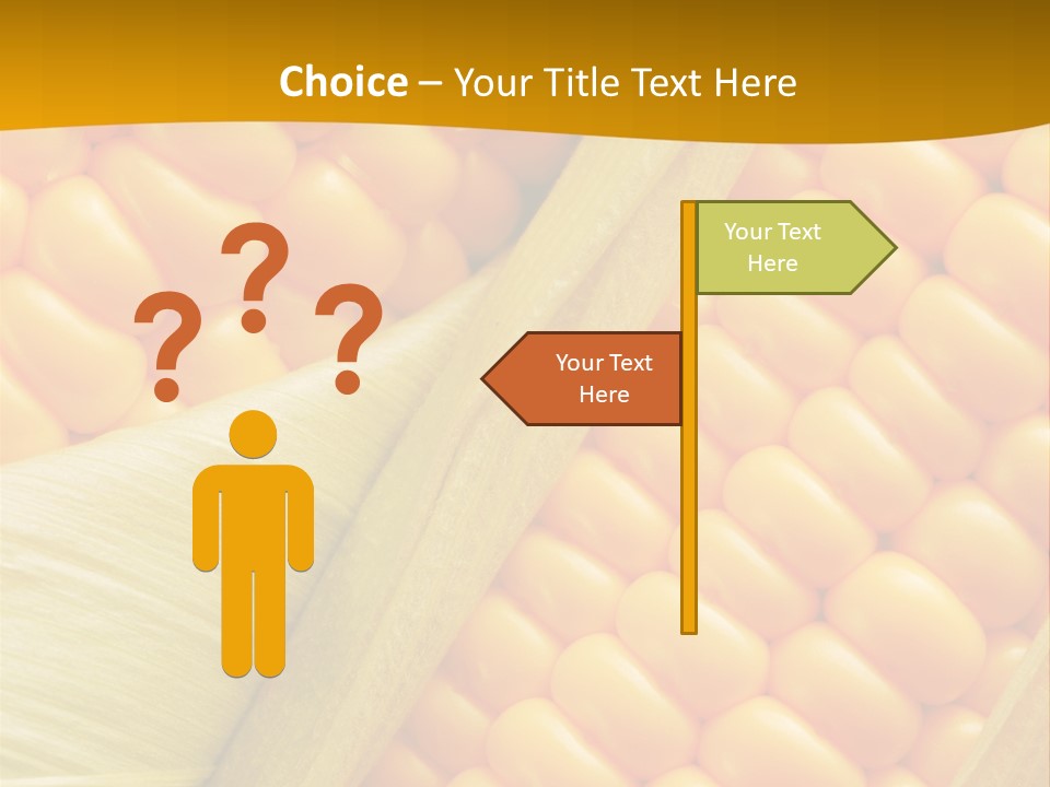 Sweet Corn Plant Crop PowerPoint Template