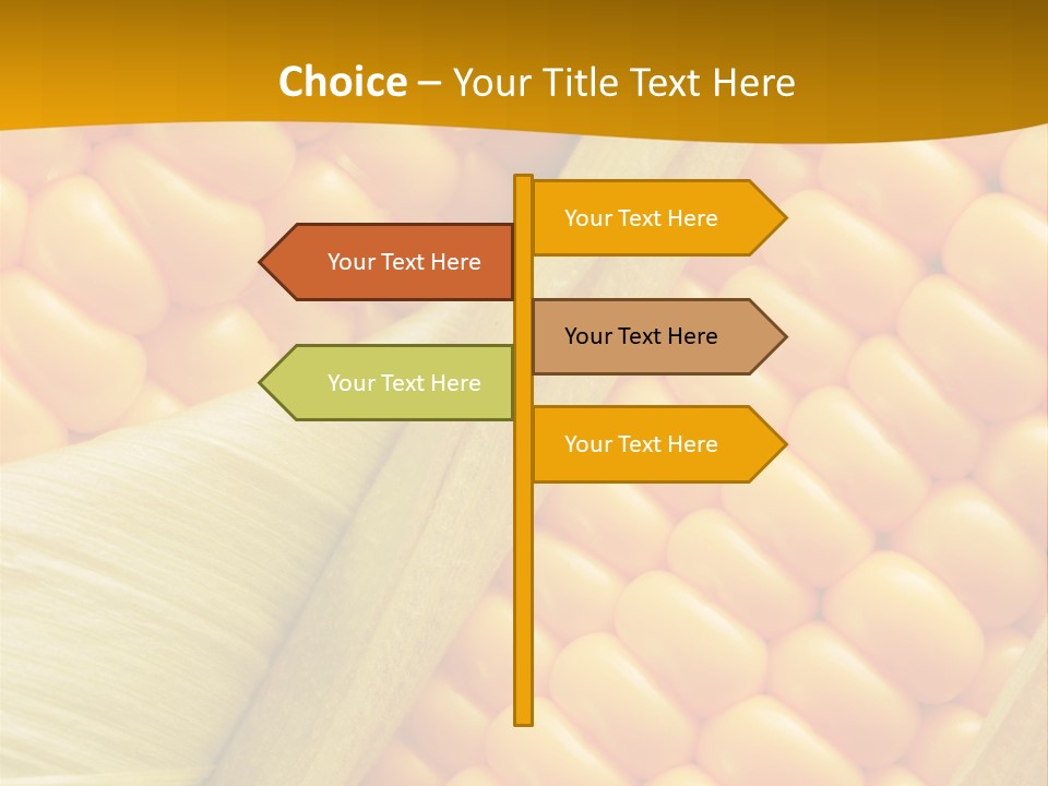 Sweet Corn Plant Crop PowerPoint Template