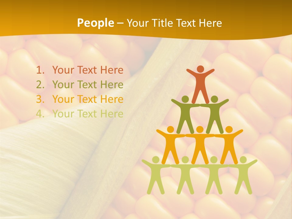 Sweet Corn Plant Crop PowerPoint Template