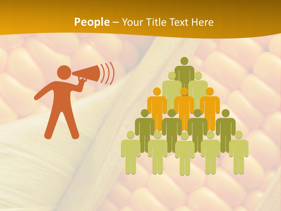 Sweet Corn Plant Crop PowerPoint Template