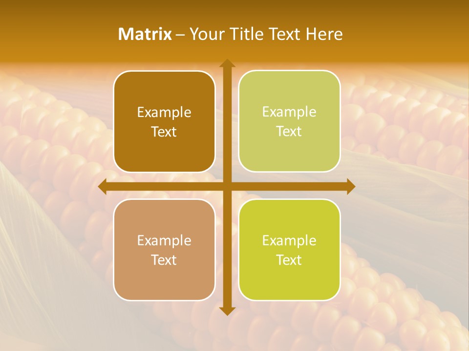 Nobody Pattern Leaf PowerPoint Template