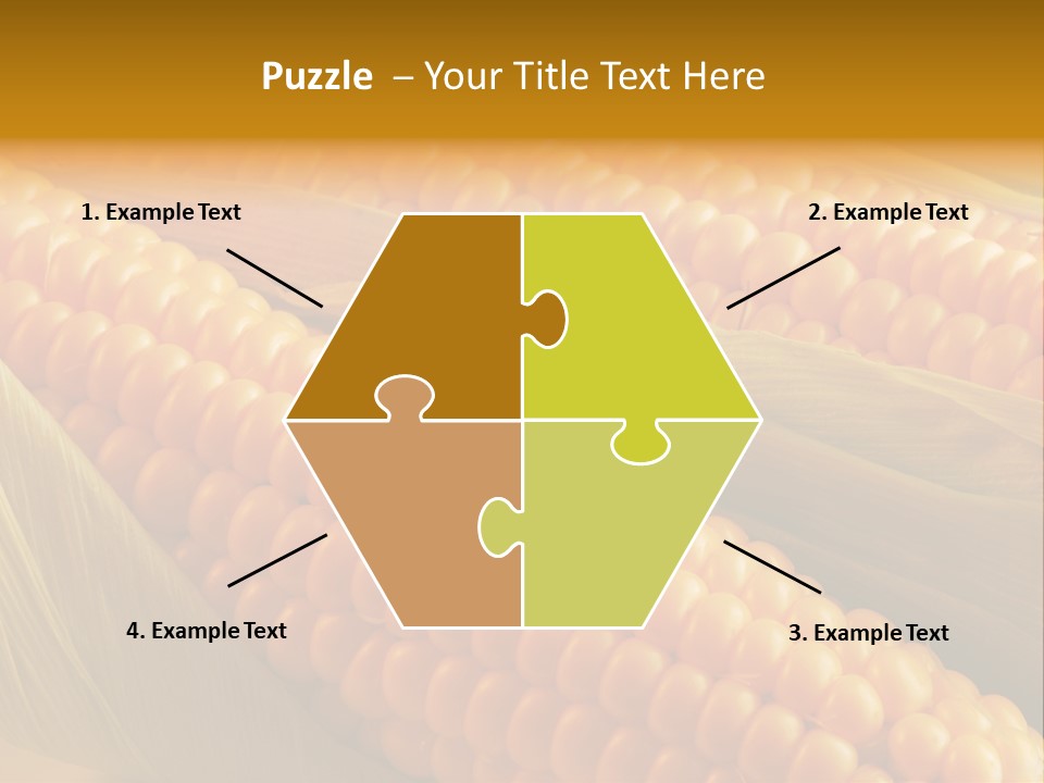 Nobody Pattern Leaf PowerPoint Template