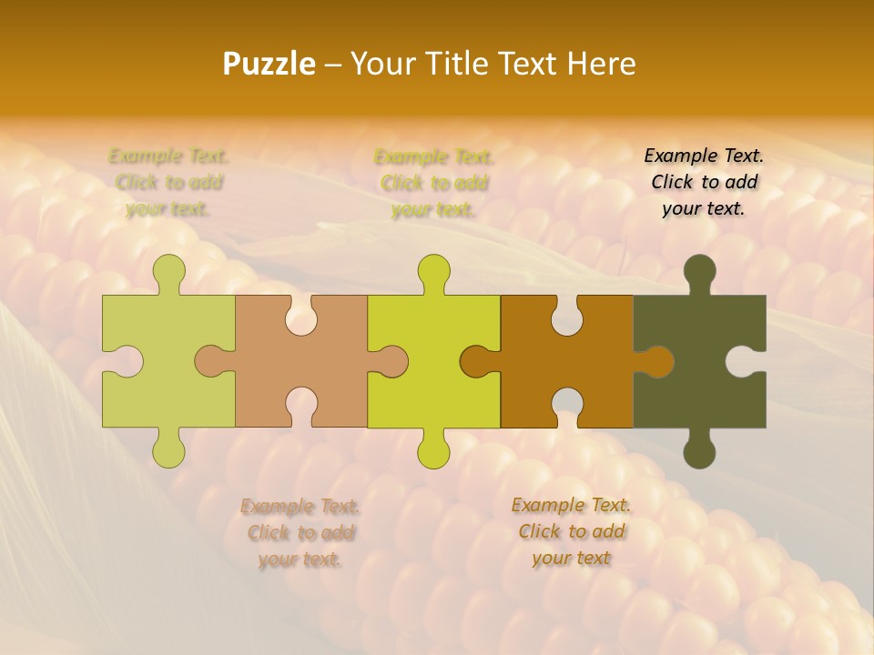 Nobody Pattern Leaf PowerPoint Template