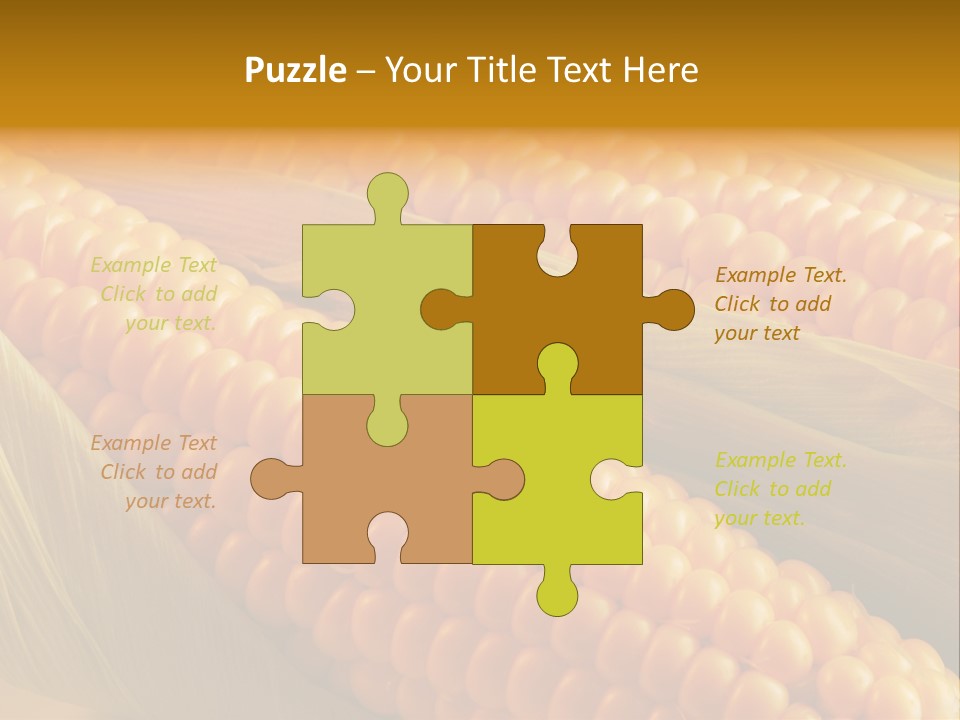 Nobody Pattern Leaf PowerPoint Template