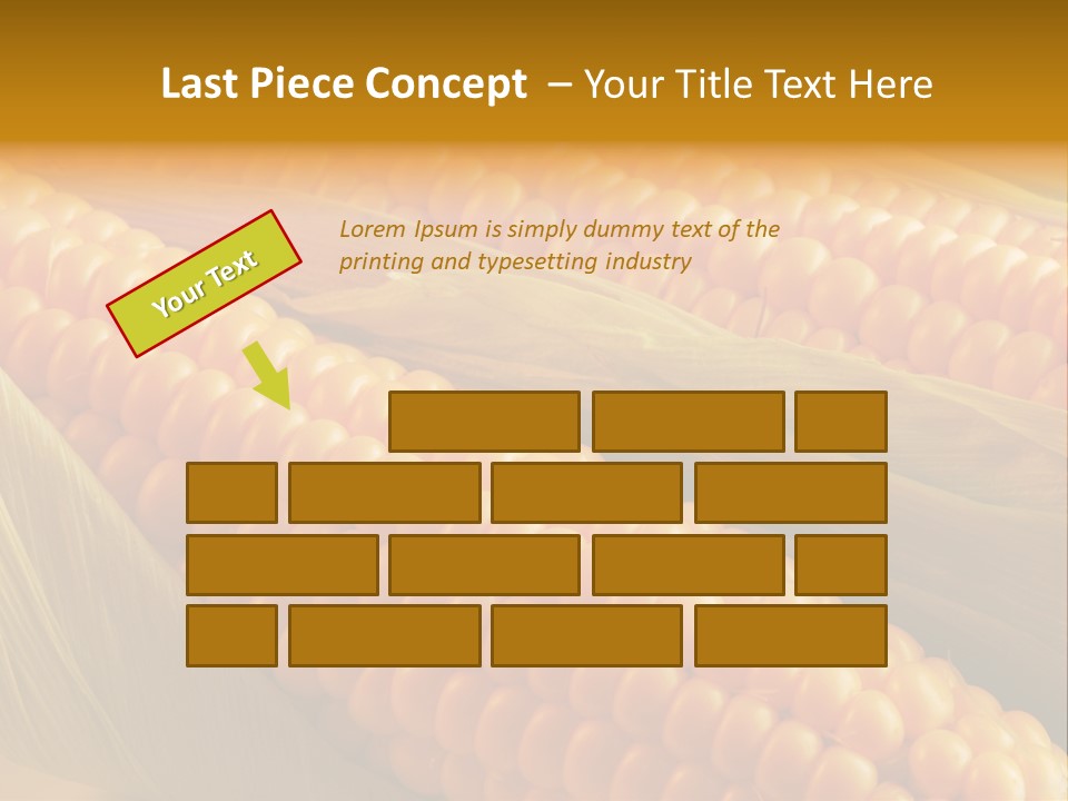 Nobody Pattern Leaf PowerPoint Template