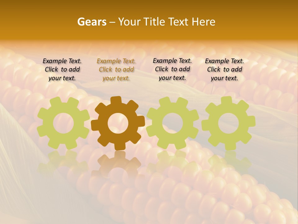 Nobody Pattern Leaf PowerPoint Template