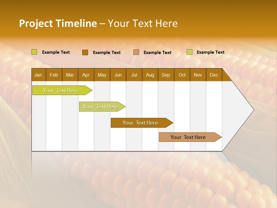 Nobody Pattern Leaf PowerPoint Template