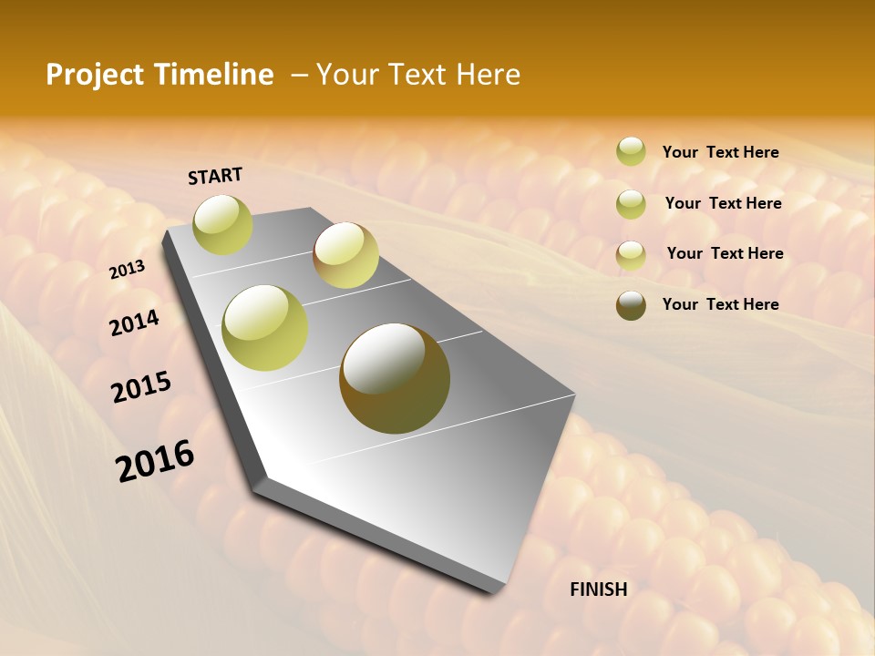 Nobody Pattern Leaf PowerPoint Template