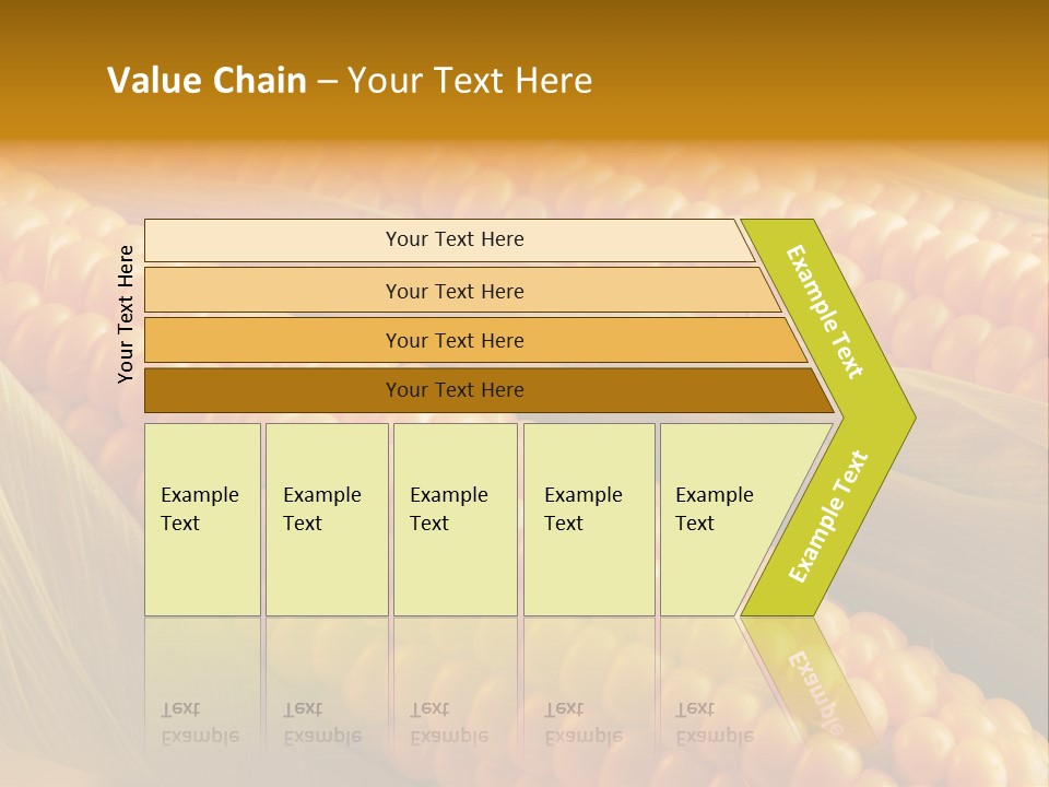 Nobody Pattern Leaf PowerPoint Template