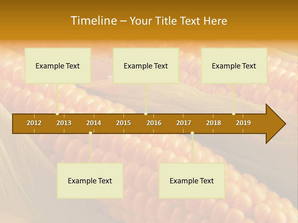 Nobody Pattern Leaf PowerPoint Template