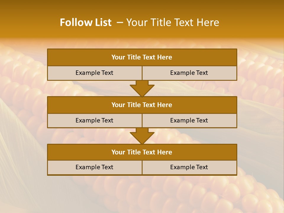 Nobody Pattern Leaf PowerPoint Template