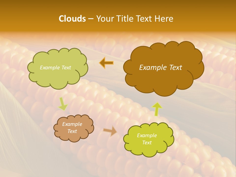 Nobody Pattern Leaf PowerPoint Template
