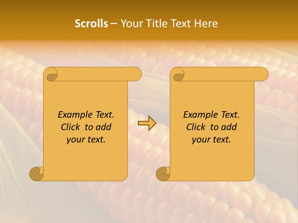 Nobody Pattern Leaf PowerPoint Template