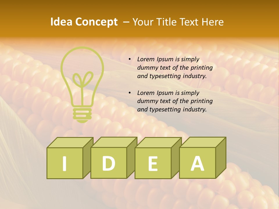Nobody Pattern Leaf PowerPoint Template