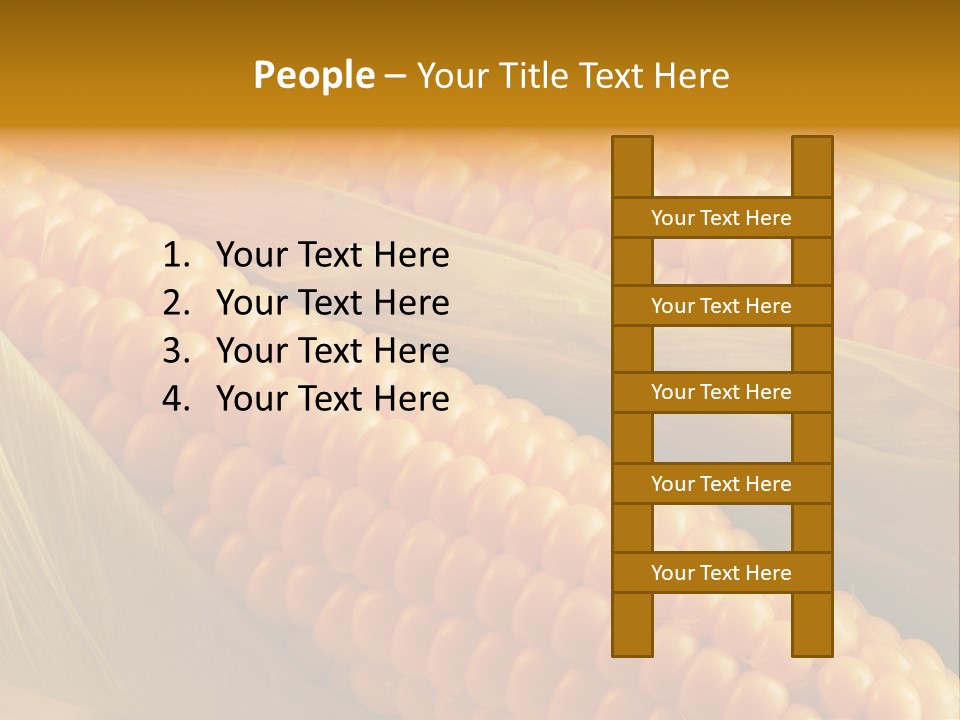 Nobody Pattern Leaf PowerPoint Template