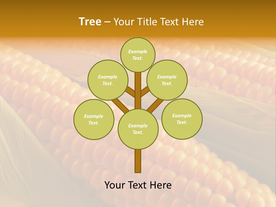 Nobody Pattern Leaf PowerPoint Template