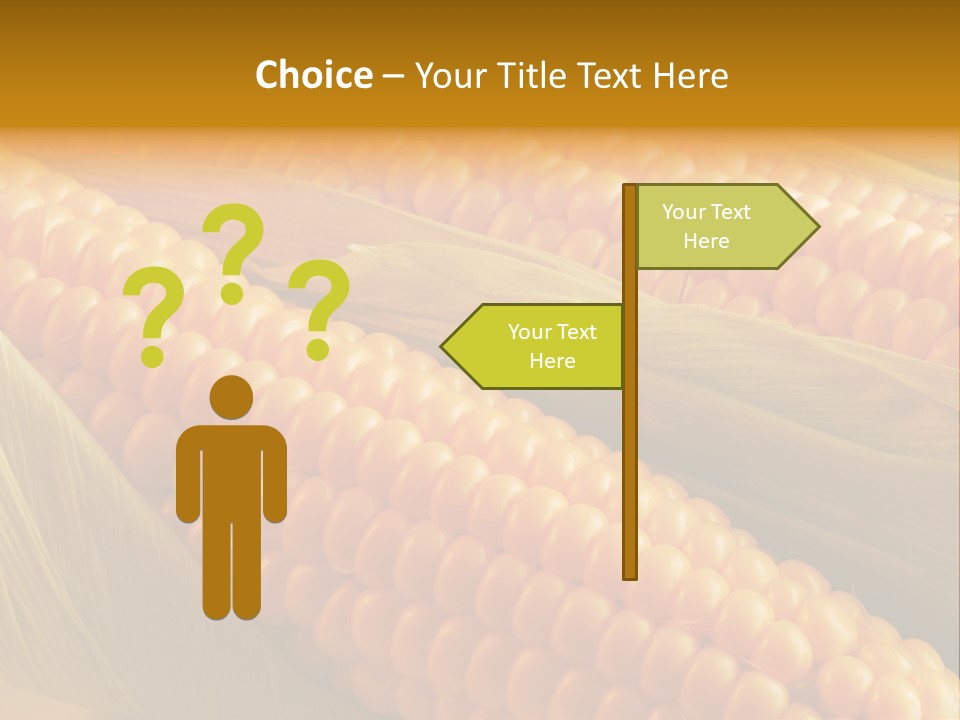 Nobody Pattern Leaf PowerPoint Template