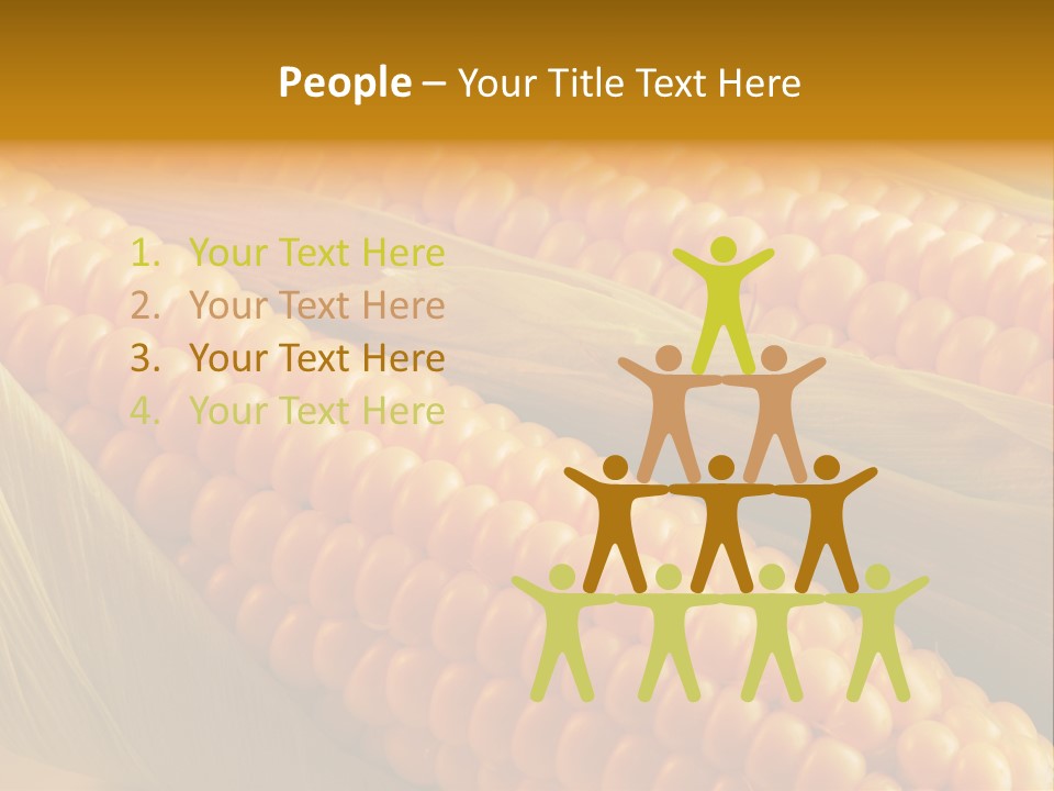 Nobody Pattern Leaf PowerPoint Template