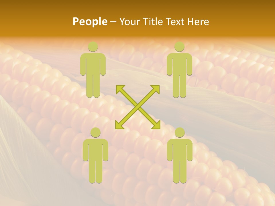 Nobody Pattern Leaf PowerPoint Template