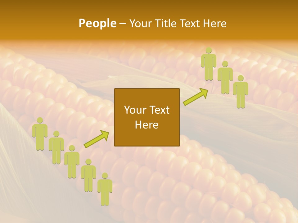 Nobody Pattern Leaf PowerPoint Template