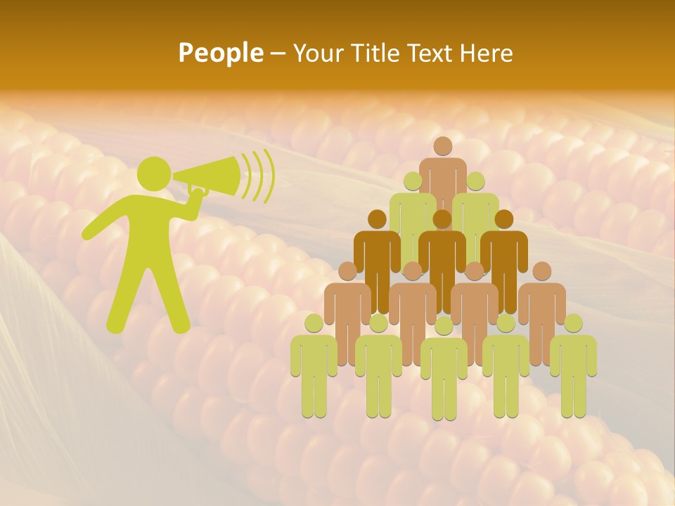 Nobody Pattern Leaf PowerPoint Template