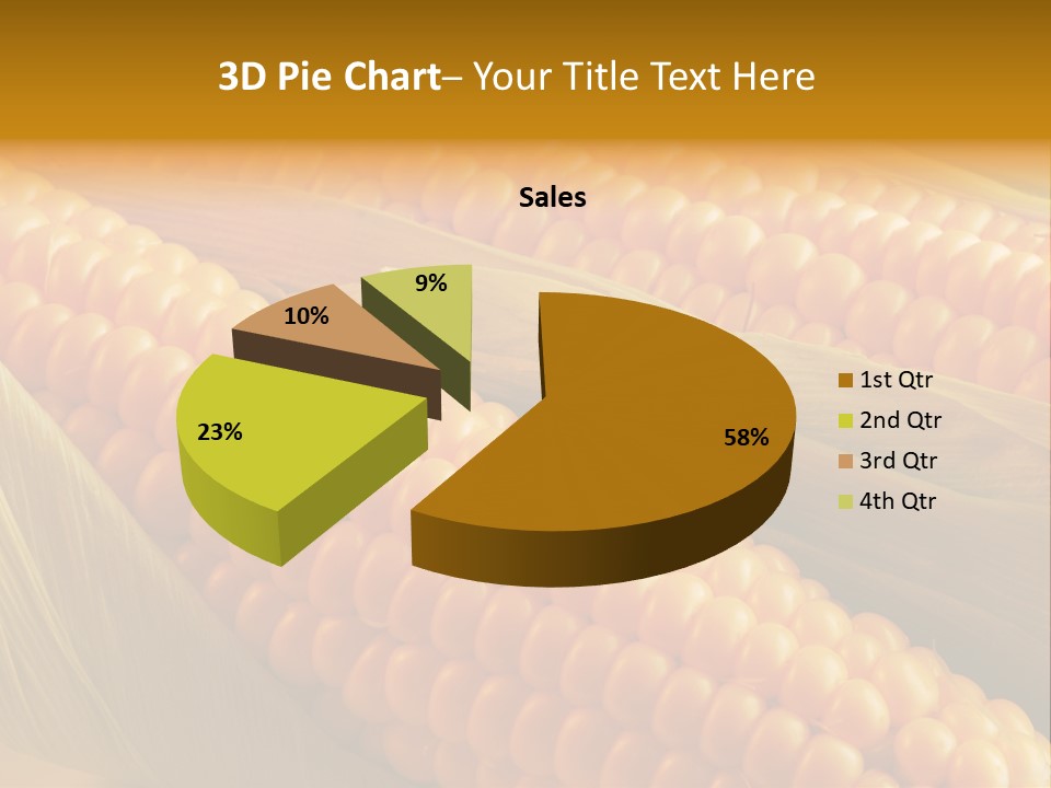 Nobody Pattern Leaf PowerPoint Template