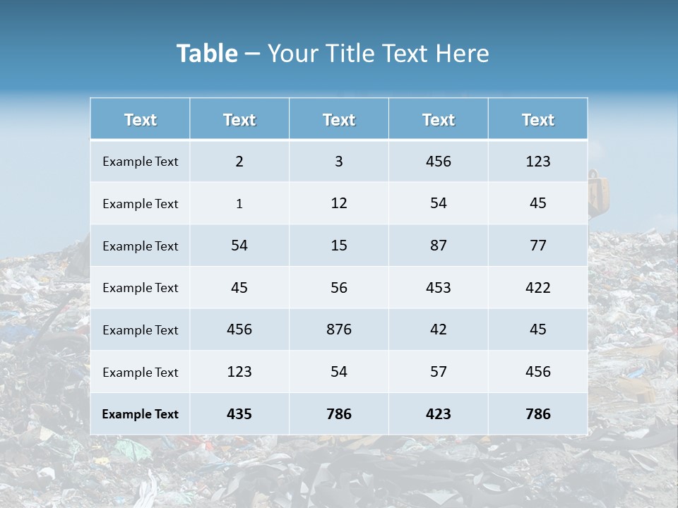 Site Junk Color PowerPoint Template