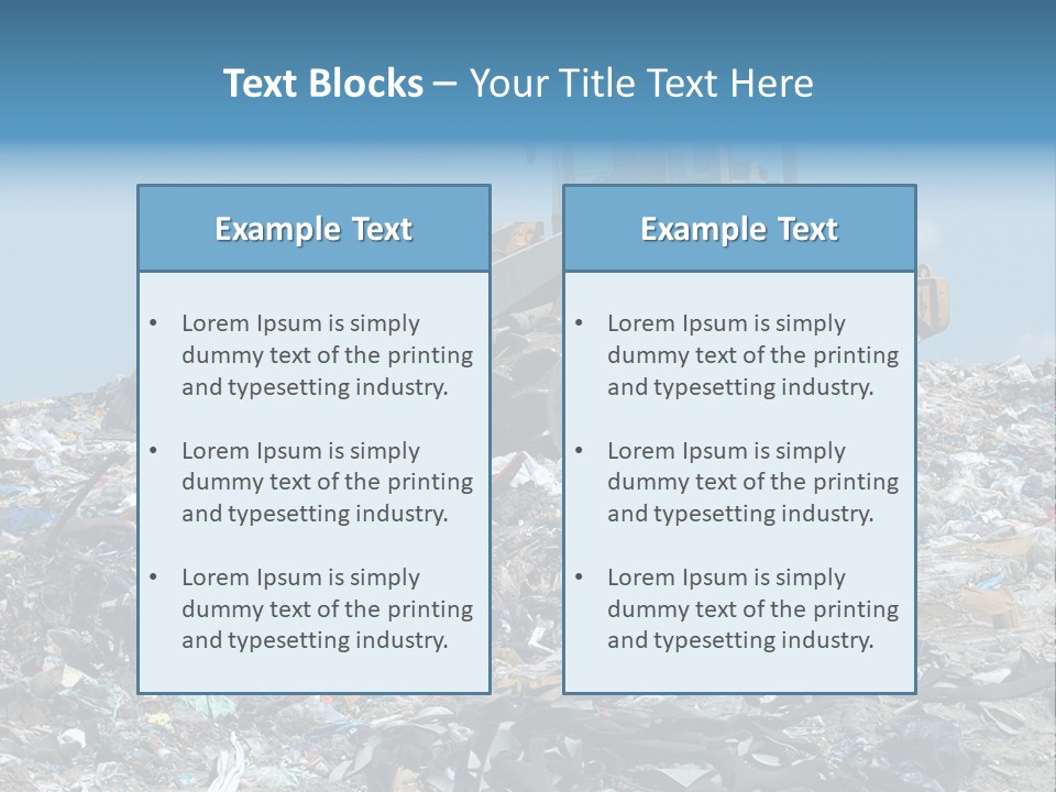 Site Junk Color PowerPoint Template