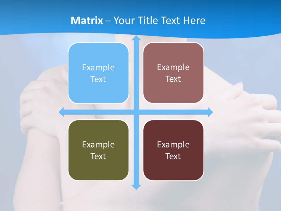 White Beauty Water PowerPoint Template