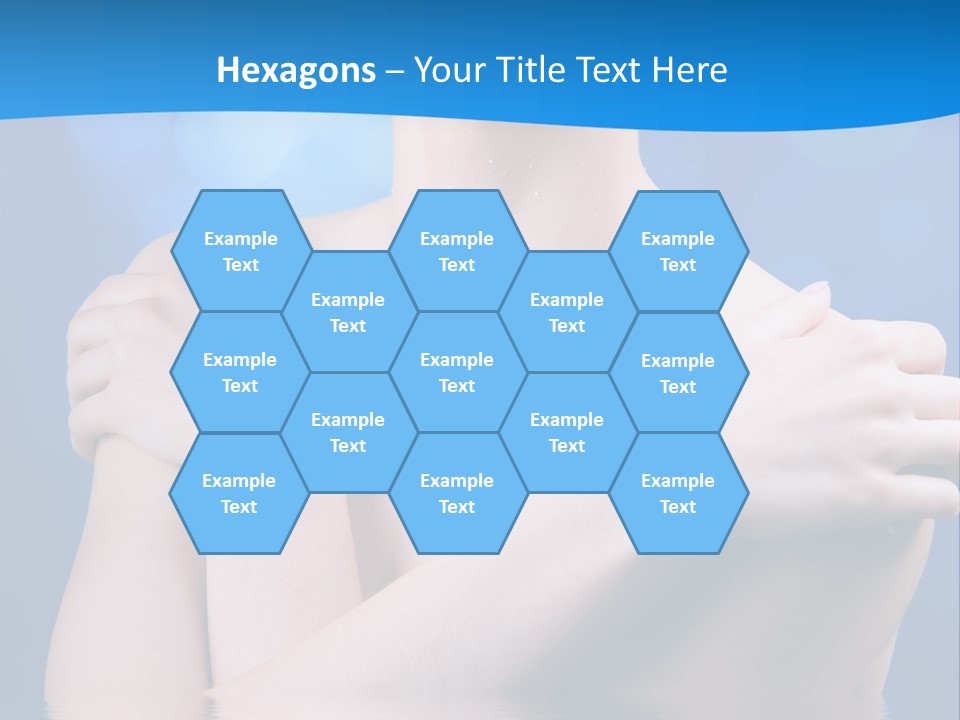 White Beauty Water PowerPoint Template