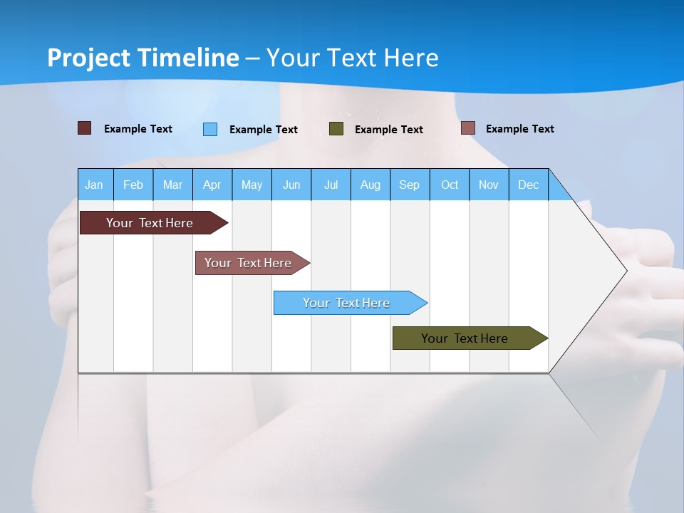 White Beauty Water PowerPoint Template