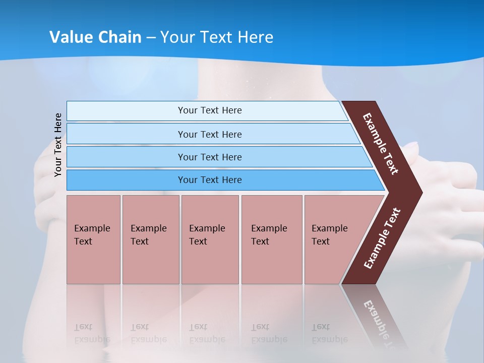 White Beauty Water PowerPoint Template