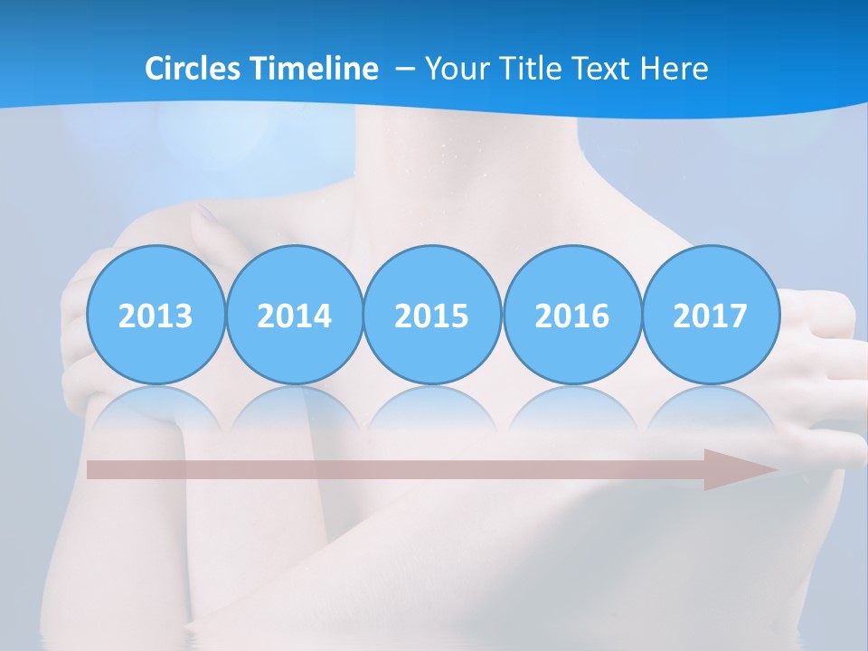 White Beauty Water PowerPoint Template