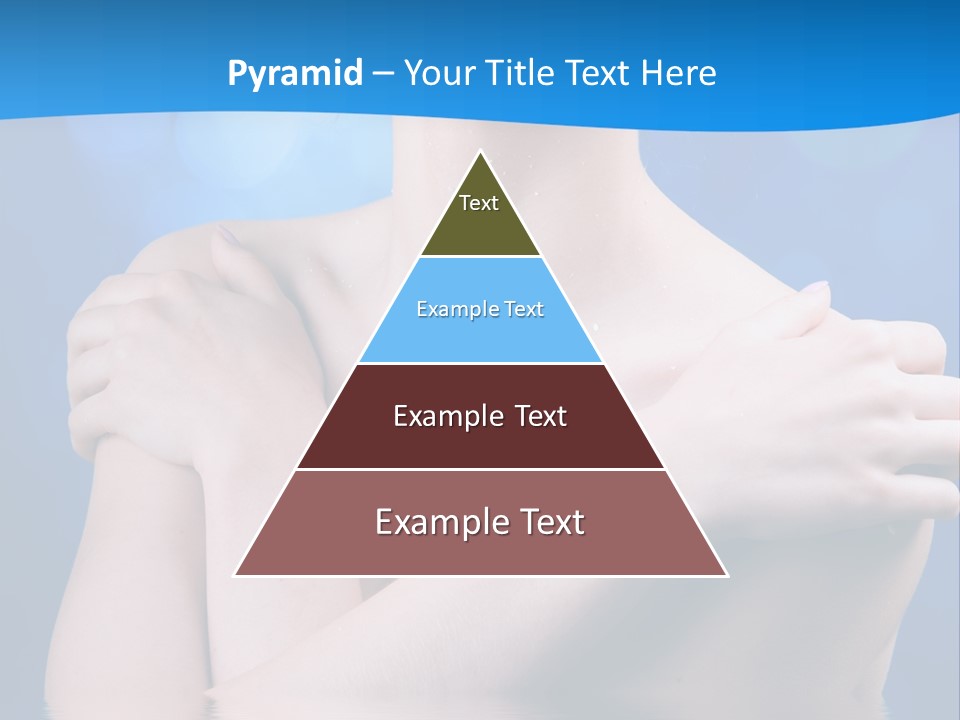 White Beauty Water PowerPoint Template