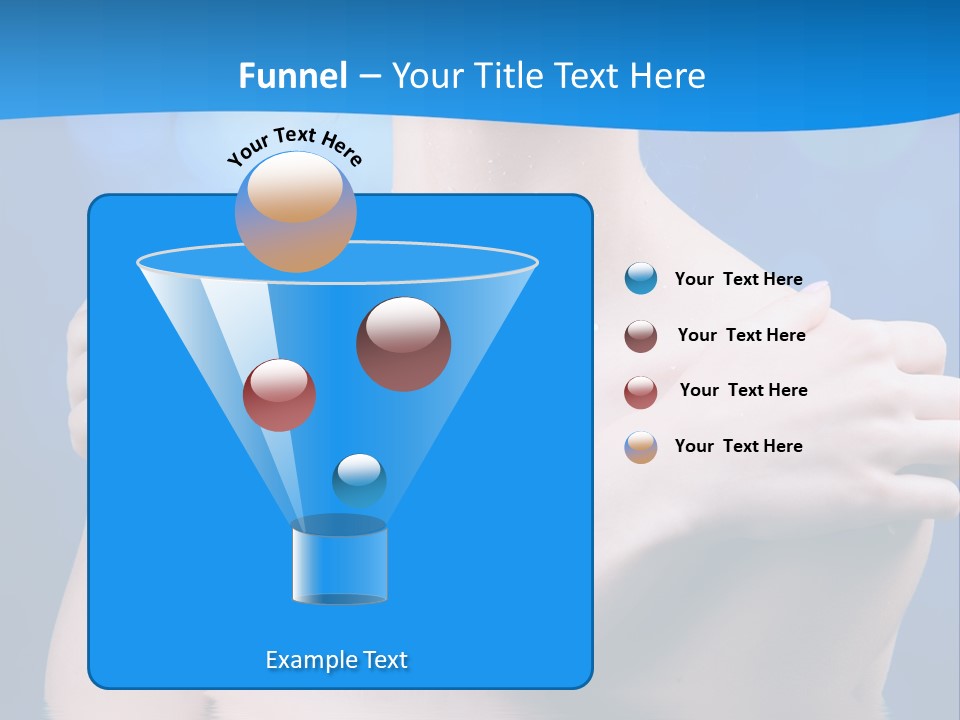 White Beauty Water PowerPoint Template