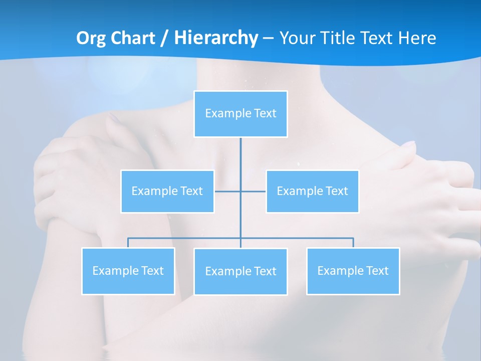 White Beauty Water PowerPoint Template