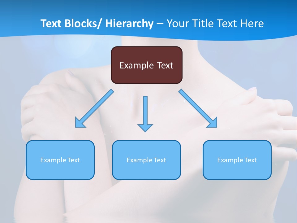 White Beauty Water PowerPoint Template