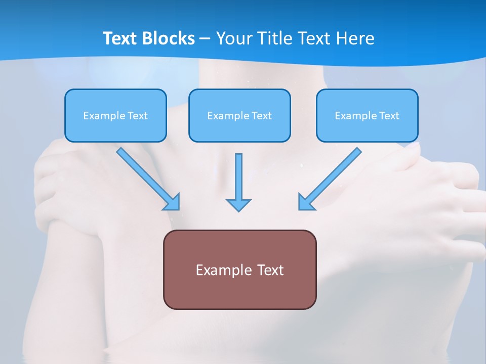 White Beauty Water PowerPoint Template