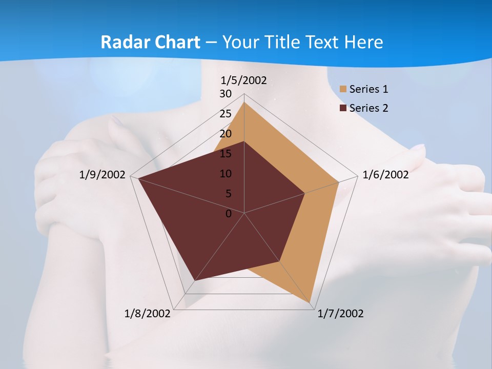 White Beauty Water PowerPoint Template