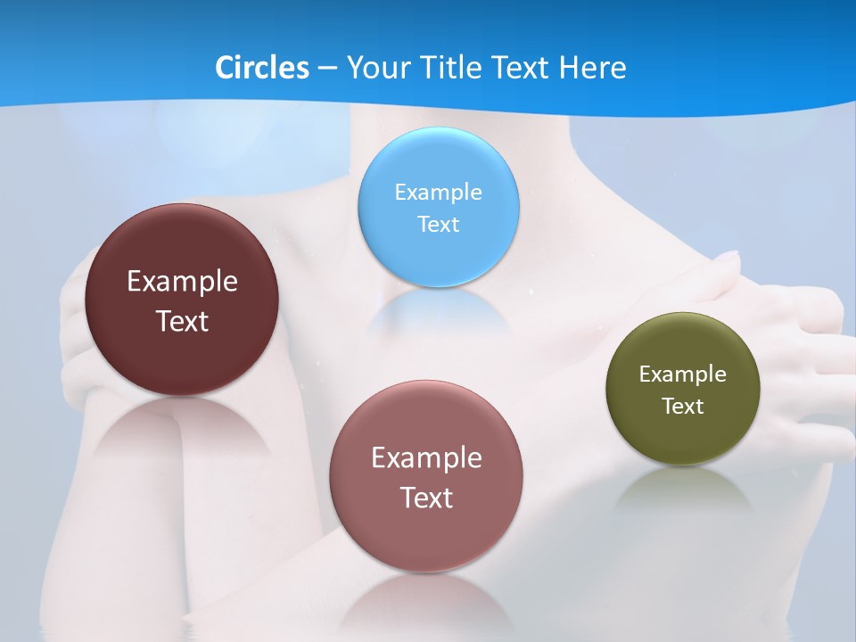 White Beauty Water PowerPoint Template