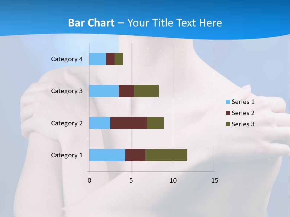 White Beauty Water PowerPoint Template