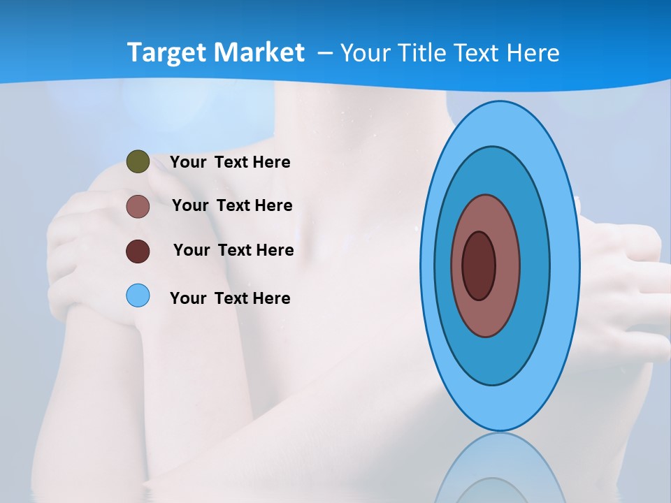 White Beauty Water PowerPoint Template