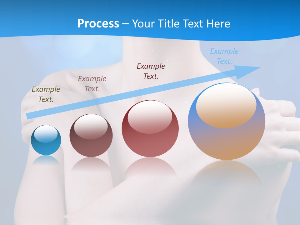 White Beauty Water PowerPoint Template