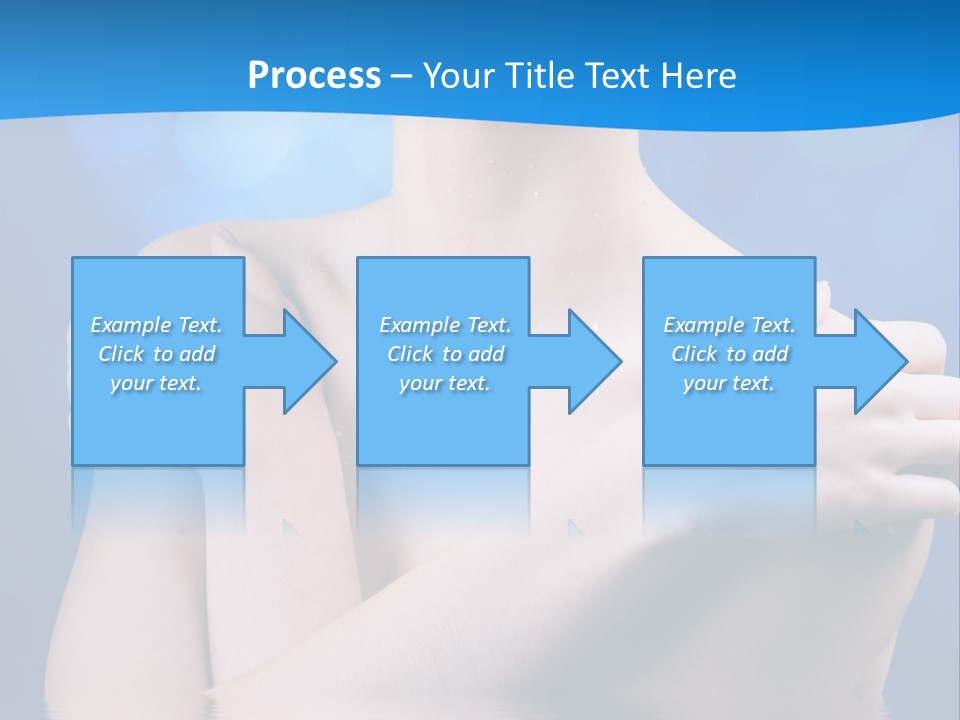 White Beauty Water PowerPoint Template
