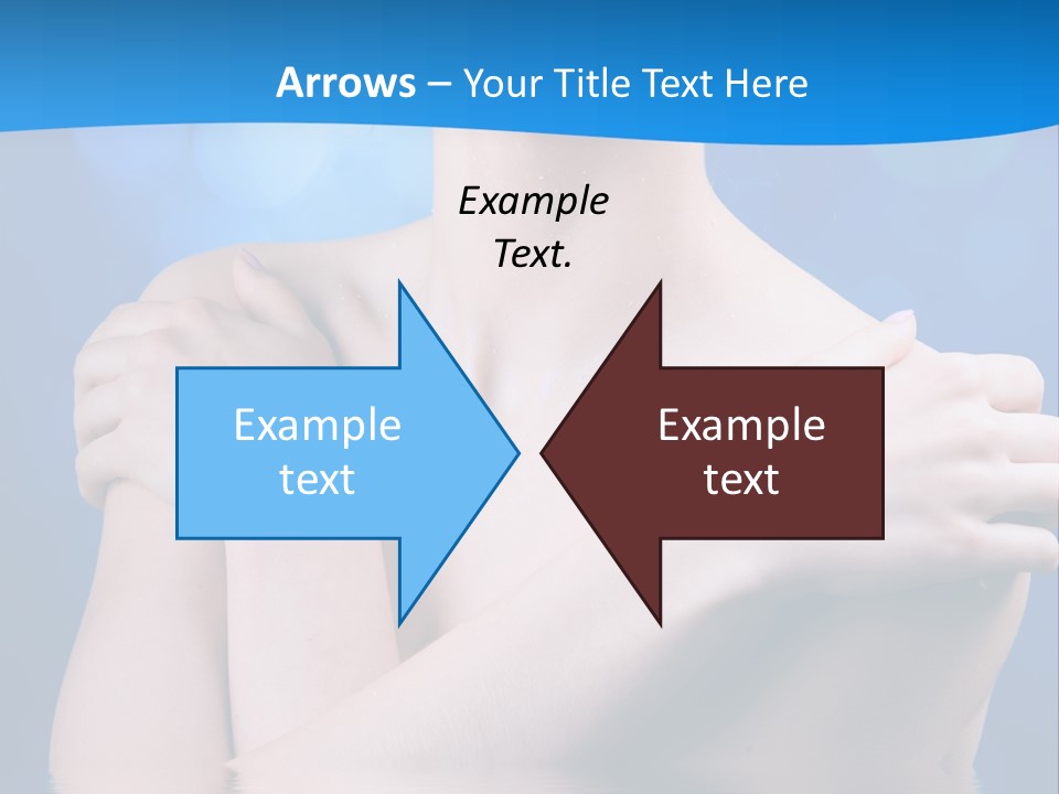 White Beauty Water PowerPoint Template