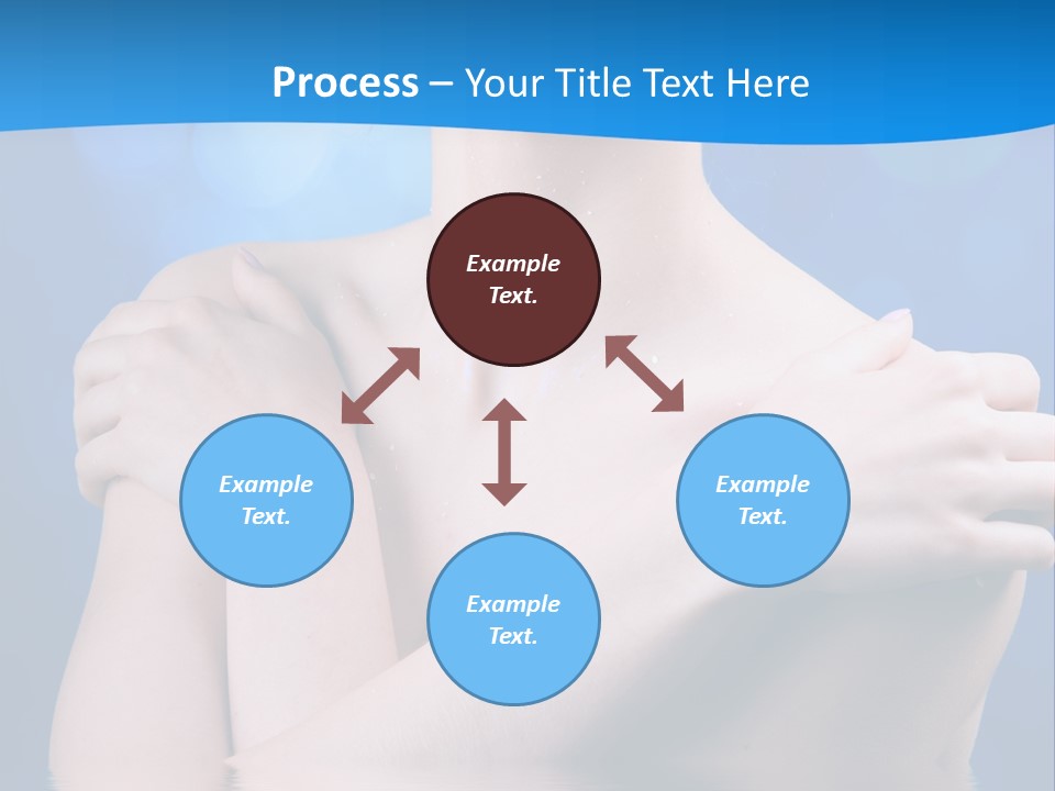 White Beauty Water PowerPoint Template