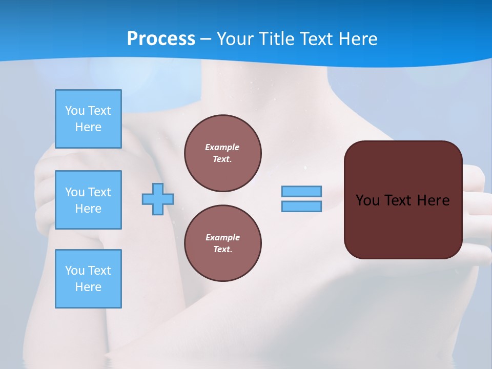 White Beauty Water PowerPoint Template